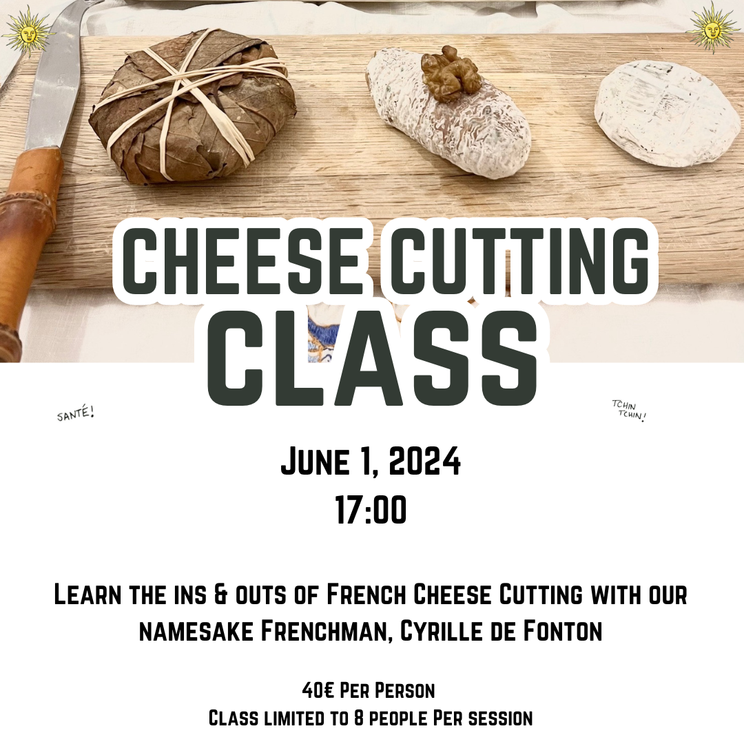 Cheese Cutting Class | June 1 at 17:00