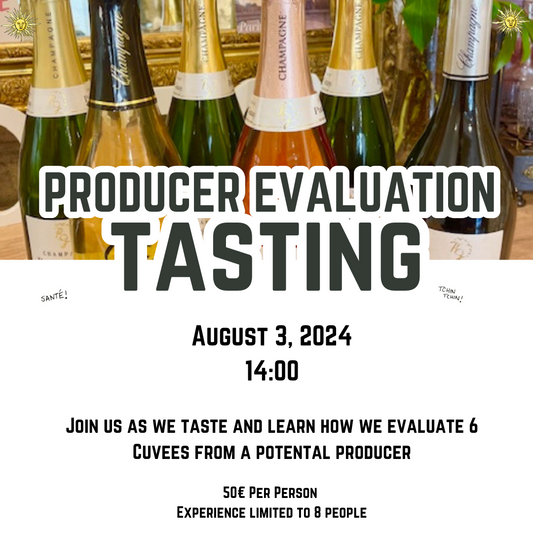 Producer Evaluation Tasting | August 3
